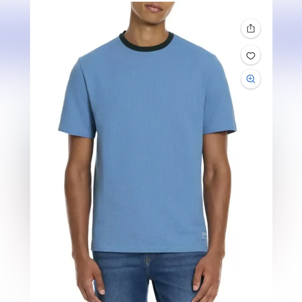 Scotch & Soda Blue Short Sleeve Tee-worn about 7 times